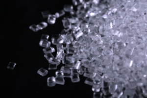 Image of clear pellets.